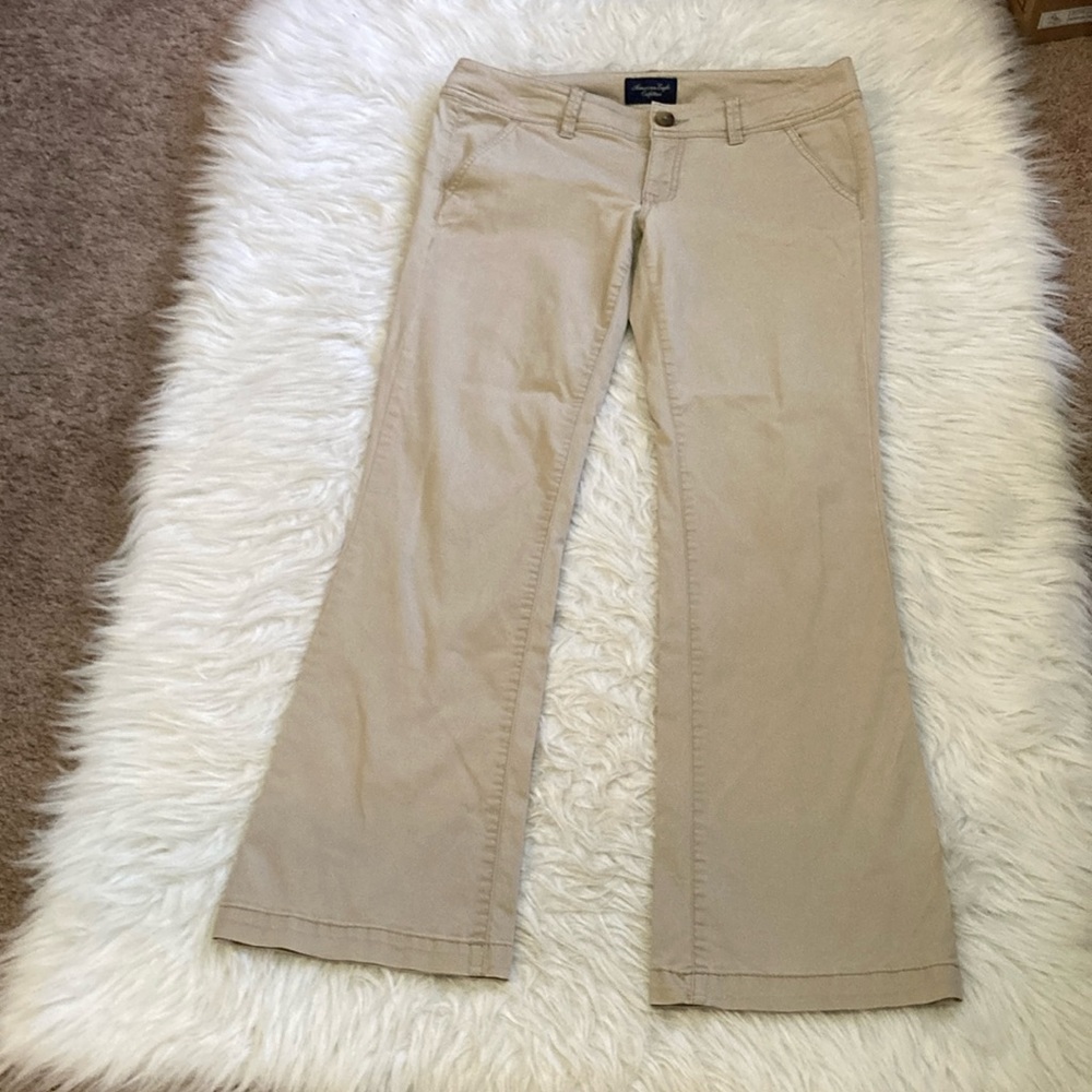 American Eagle bootcut chinos